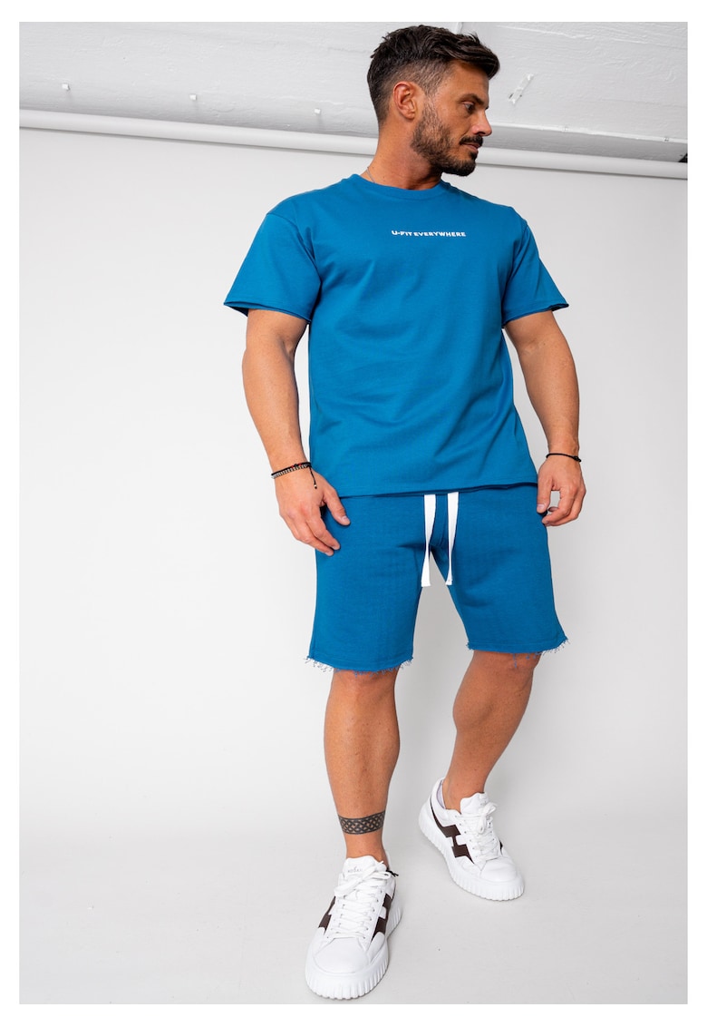 Set Axis tricou si pantalon scurt Peacock Blue 15861 - Peacock Blue