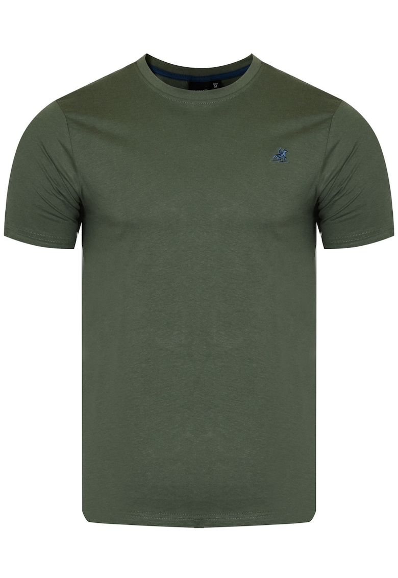 Tricou barbat - U.S. GRAND POLO - model US51601M/5611 - verde (salvie) - 100% bumbac