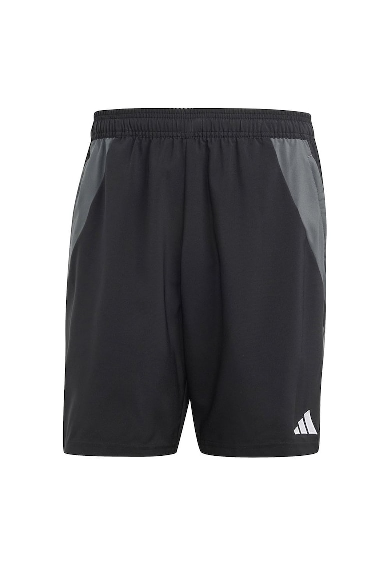 Pantaloni scurti sport - Tiro 24 - negru - poliester reciclat