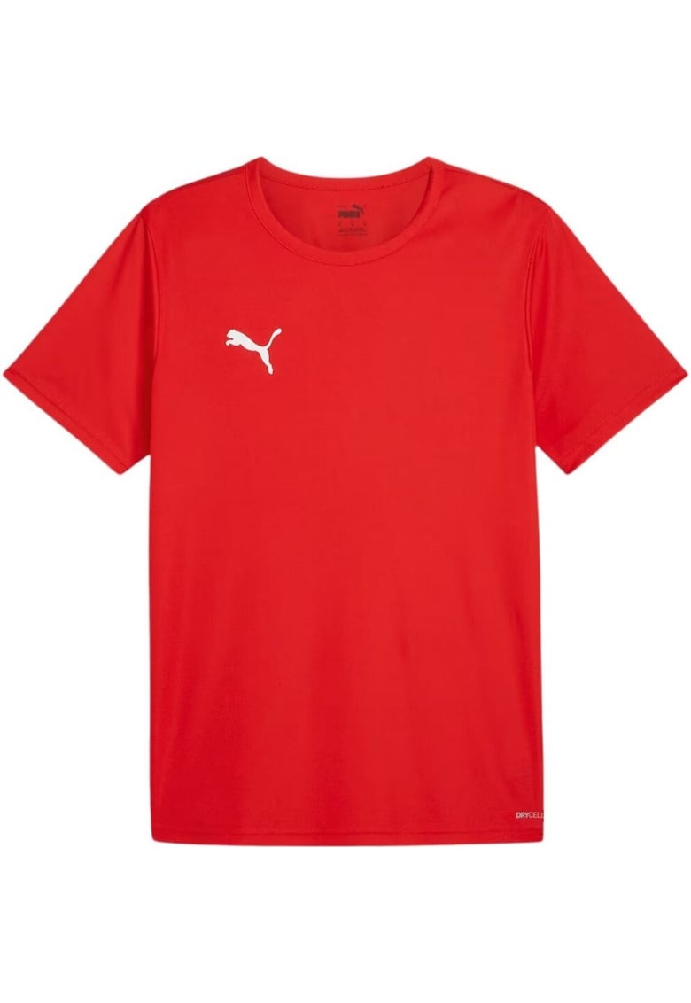 Tricou barbati maneca scurta - rosu - poliester - fotbal