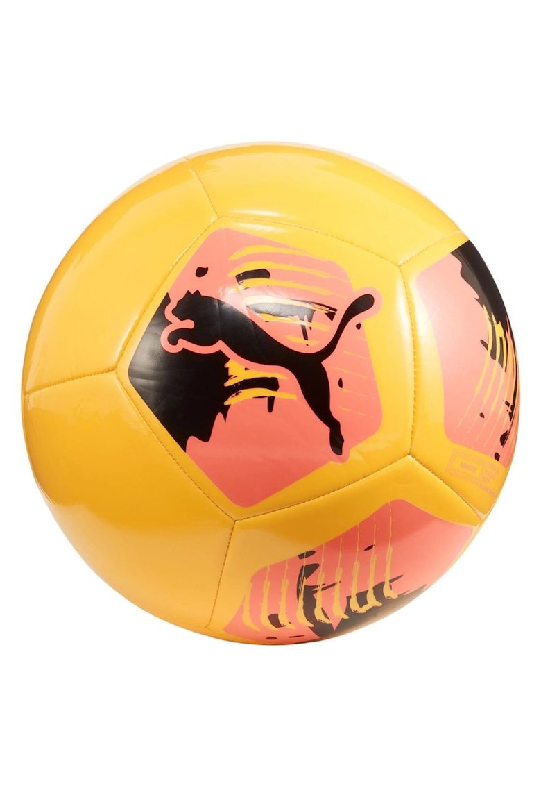 Minge fotbal roz - 12 panouri - constructie masina - dimensiune standard