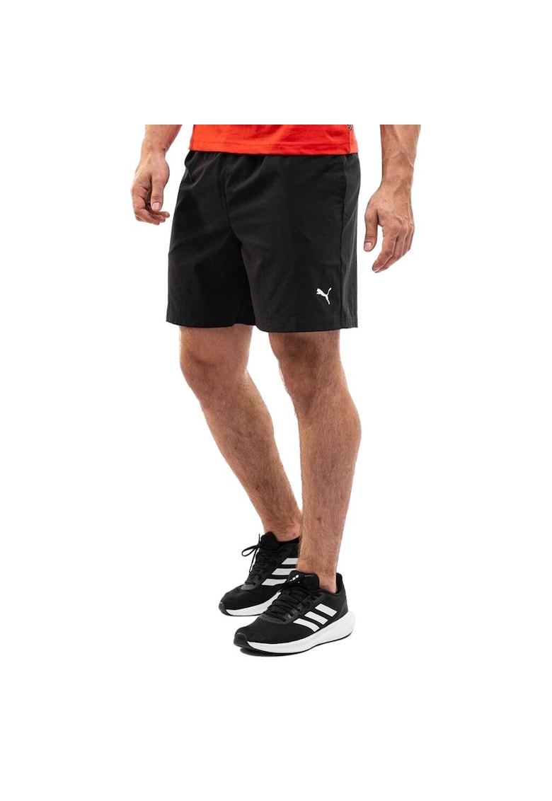 Pantaloni sport scurti - negri - sintetici