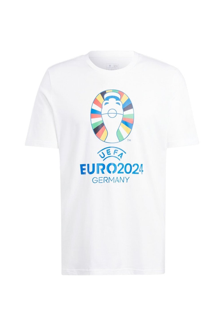 Tricou sportiv - antrenament - alb - bumbac