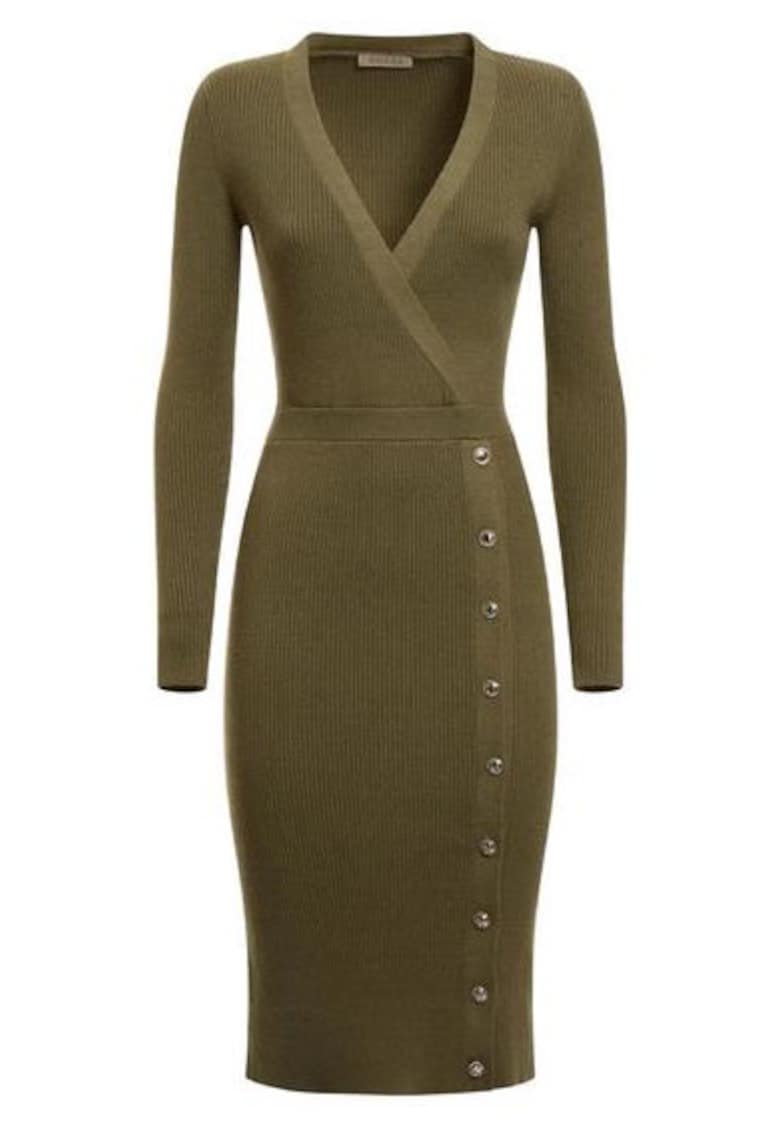 Guess Rochie dama Poliamida - Verde -