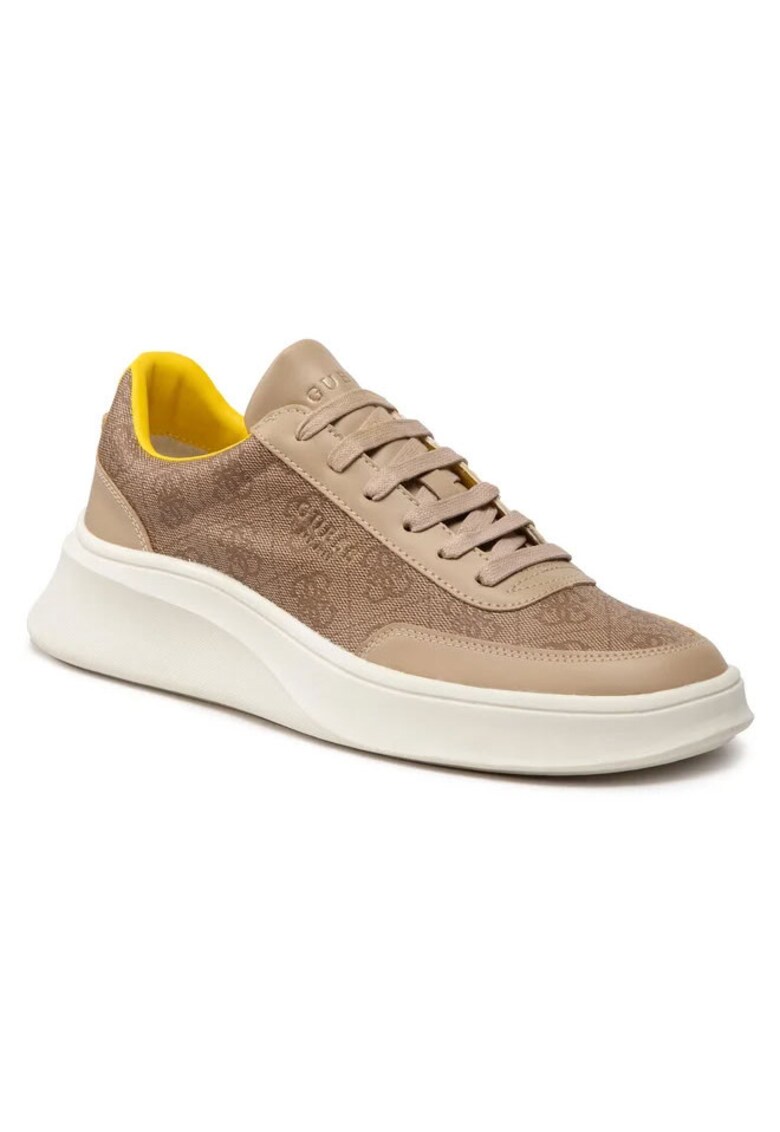 Pantofi barbati Piele naturala - Bej - Bej