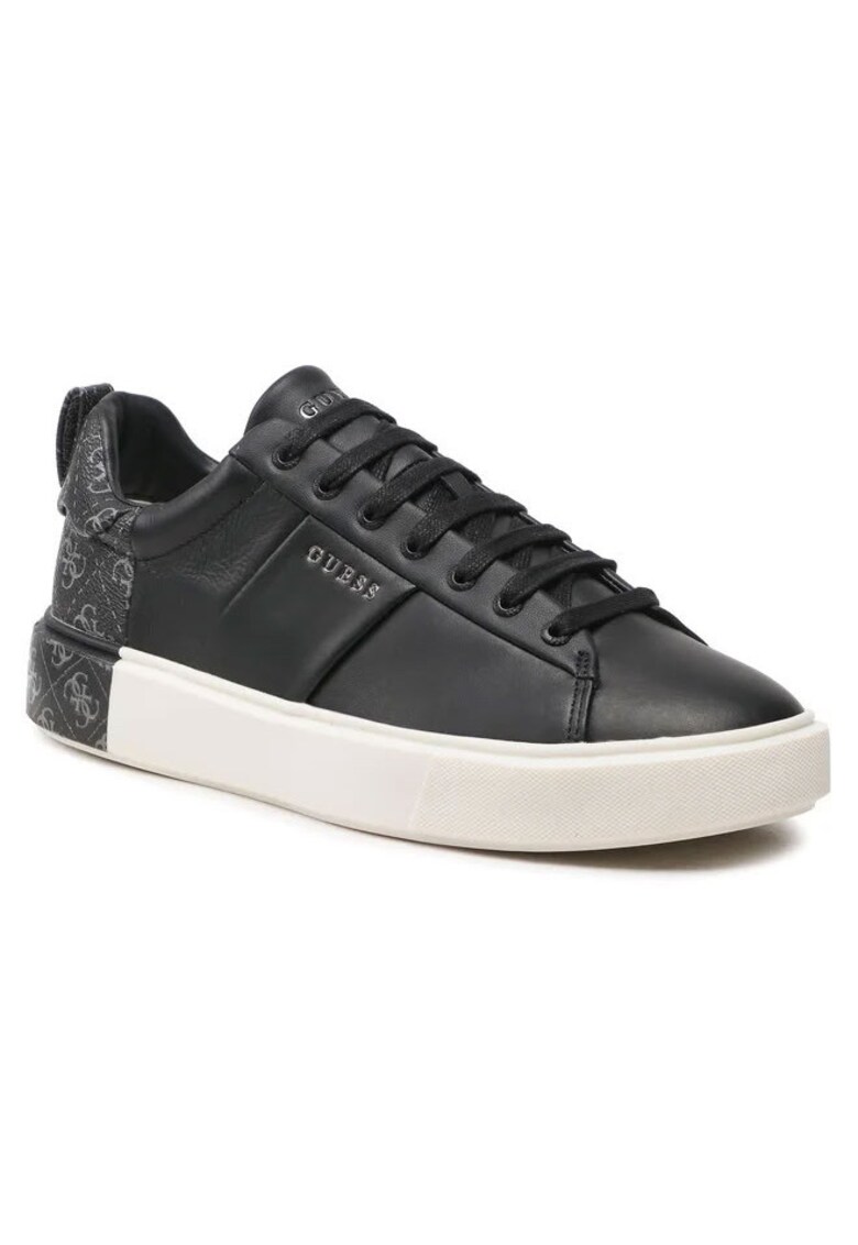 Pantofi barbati Piele ecologica - Negru -