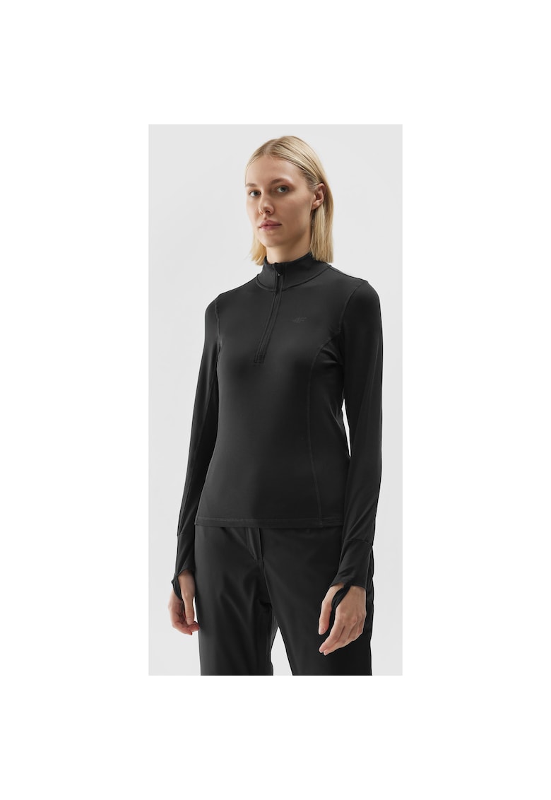 Bluza termoactiva dama Poliester - Negru - Negru