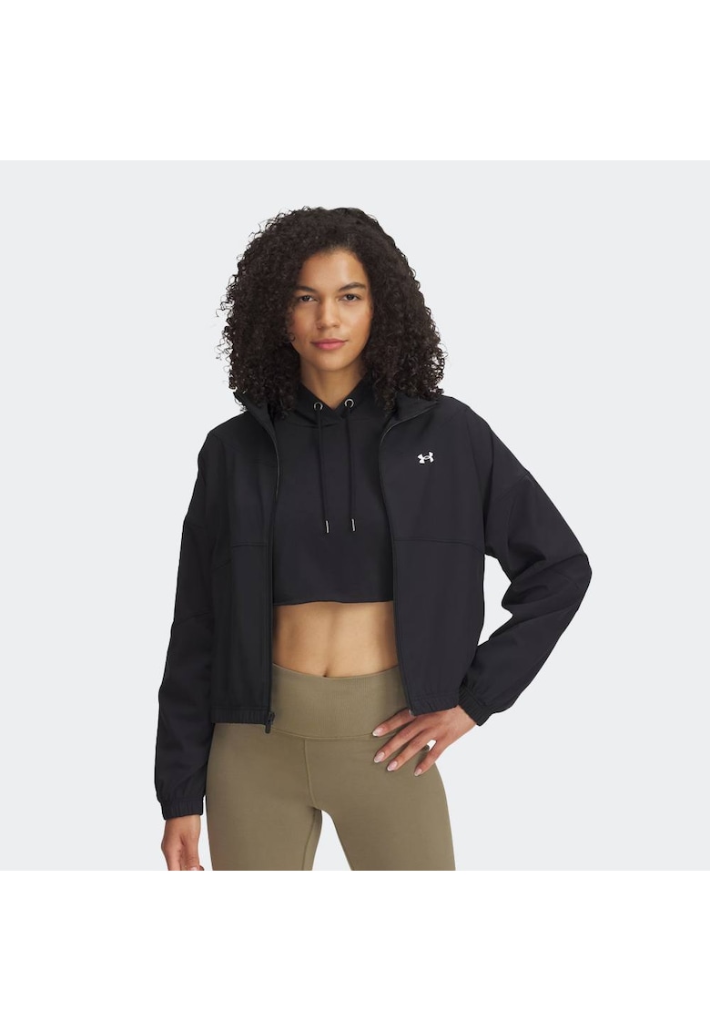 Jacheta sport dama Rival - neagra/alba - poliester