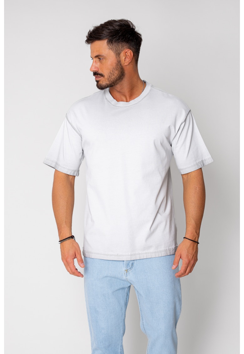 Tricou Vintage Oversized Grey 16116
