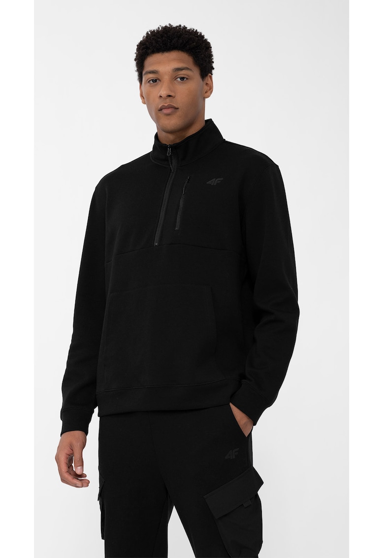 4f Bluza barbati Bumbac - Negru -