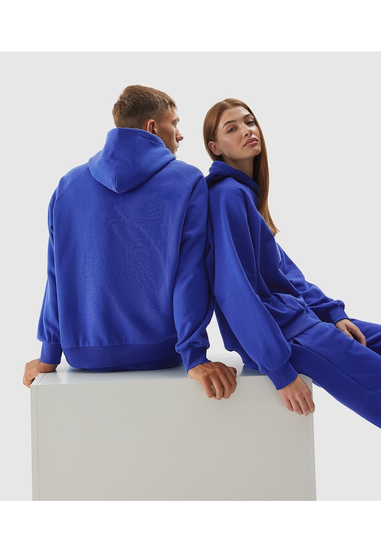 4f Bluza unisex Bumbac - Albastru