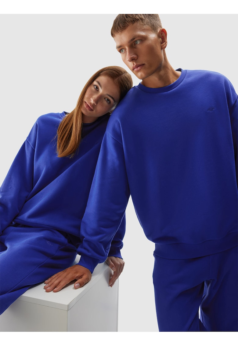 Bluza unisex Bumbac - Albastru - Albastru