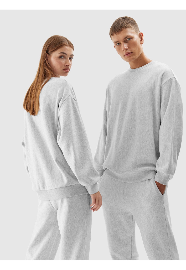 Bluza unisex Bumbac - Gri - Gri
