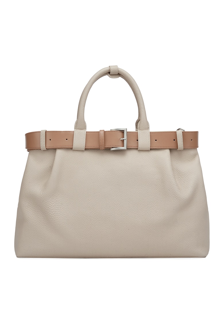 Geanta de piele cu maner