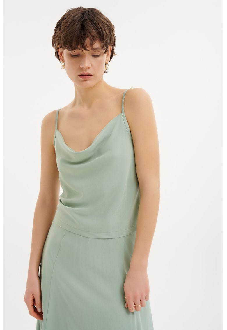 Bluza cu decolteu drapat