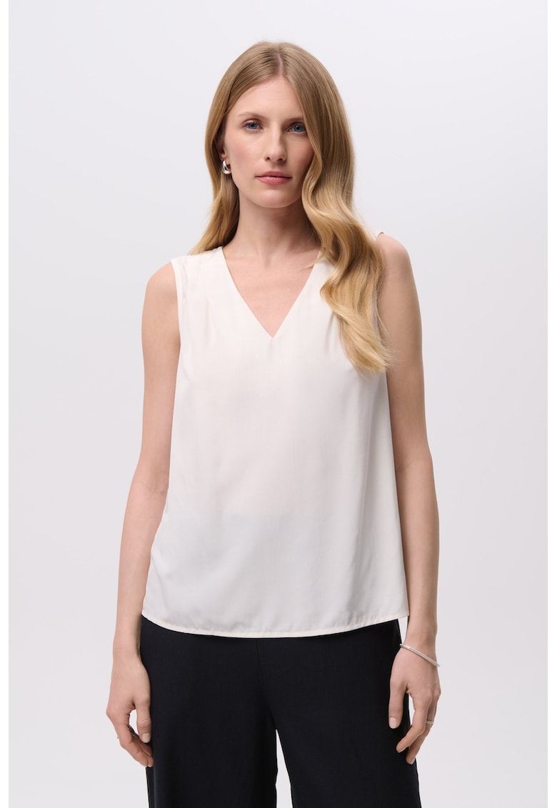 Bluza vaporoasa cu decolteu in V