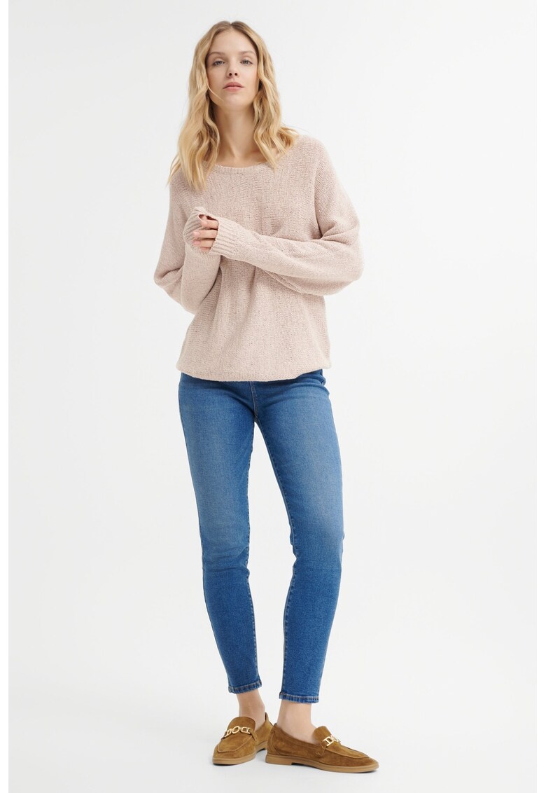 Blugi crop cu croiala skinny