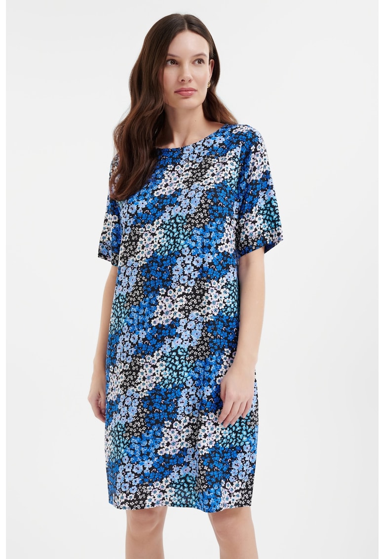 Rochie-tricou cu imprimeu floral