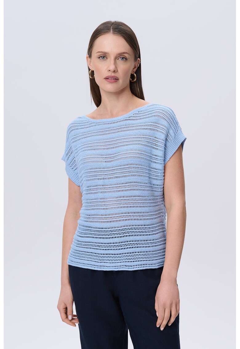 Bluza crosetata cu perforatii