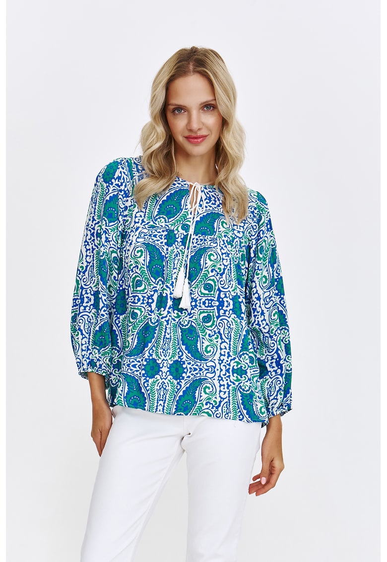 Bluza supradimensionata cu model