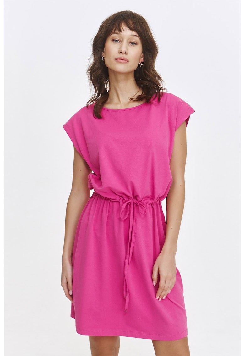 Rochie-tricou cu un cordon in talie