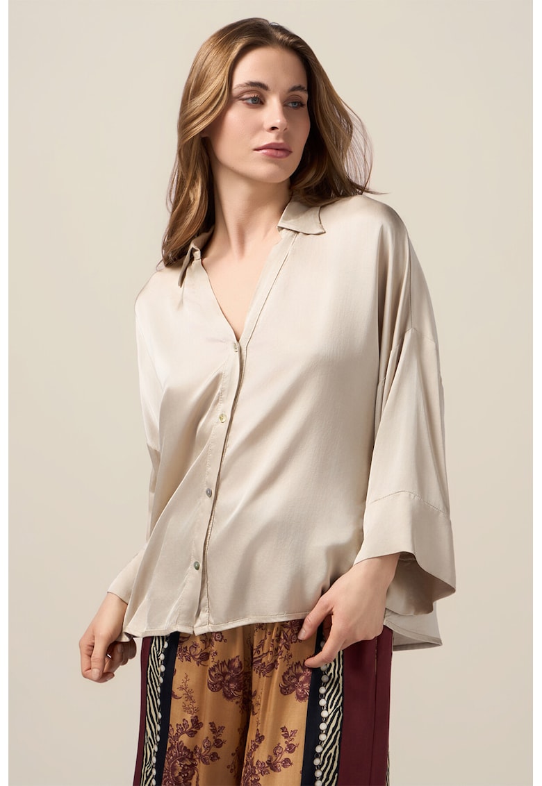 Camasa cu aspect satinat