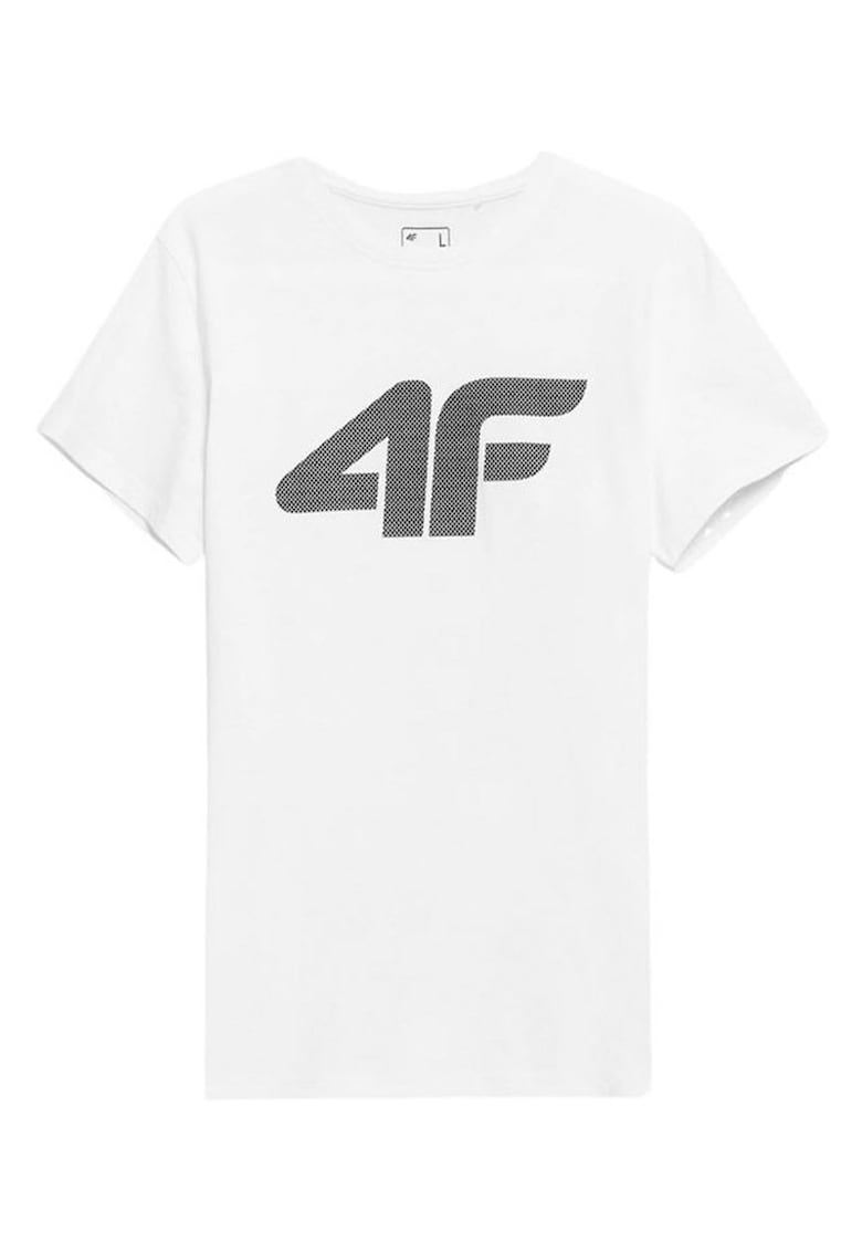 4f Tricou barbati Alb - Alb