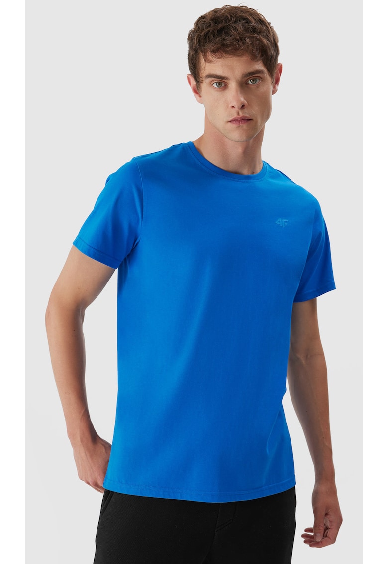 4f Tricou barbati Bumbac - Alb -