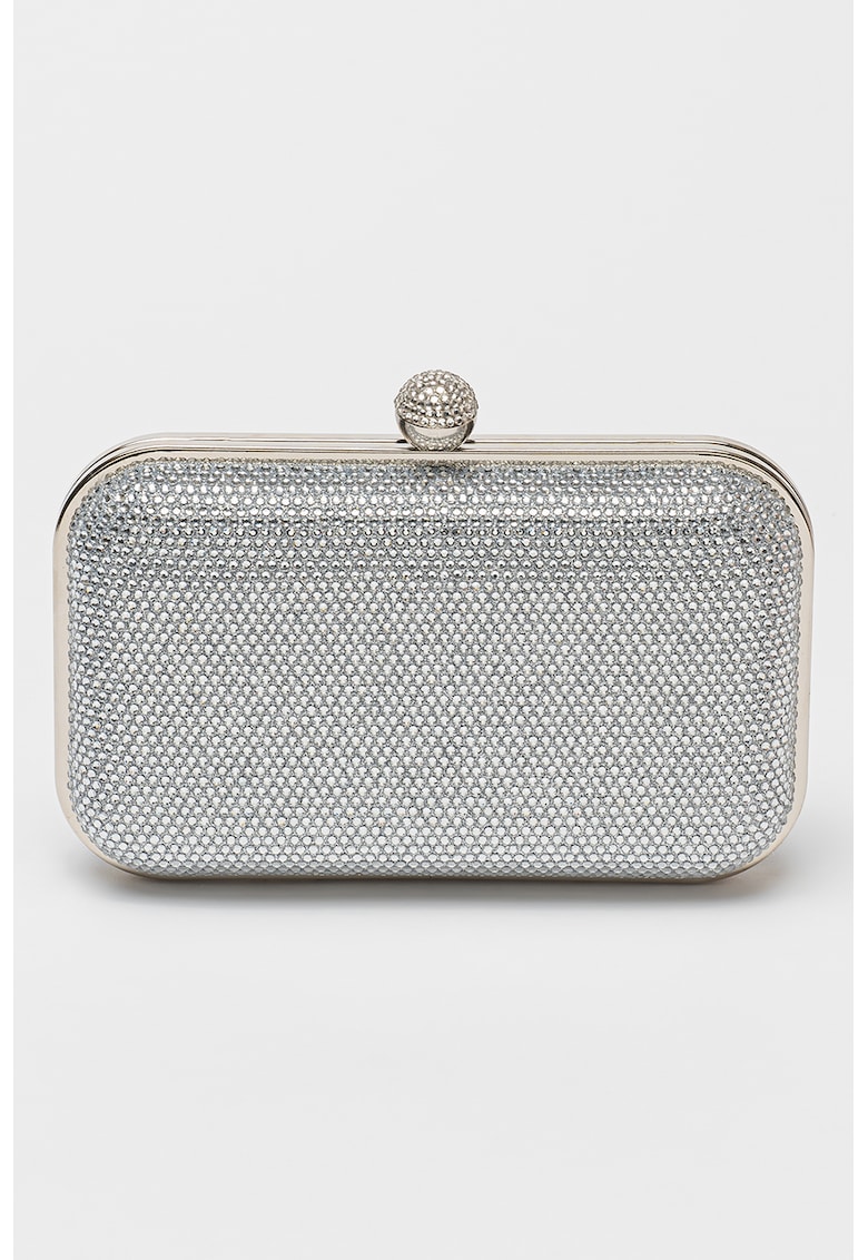 Geanta minaudierre decorata cu strasuri