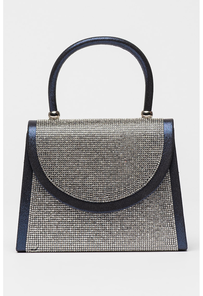 Geanta de piele ecologica cu maner si strasuri