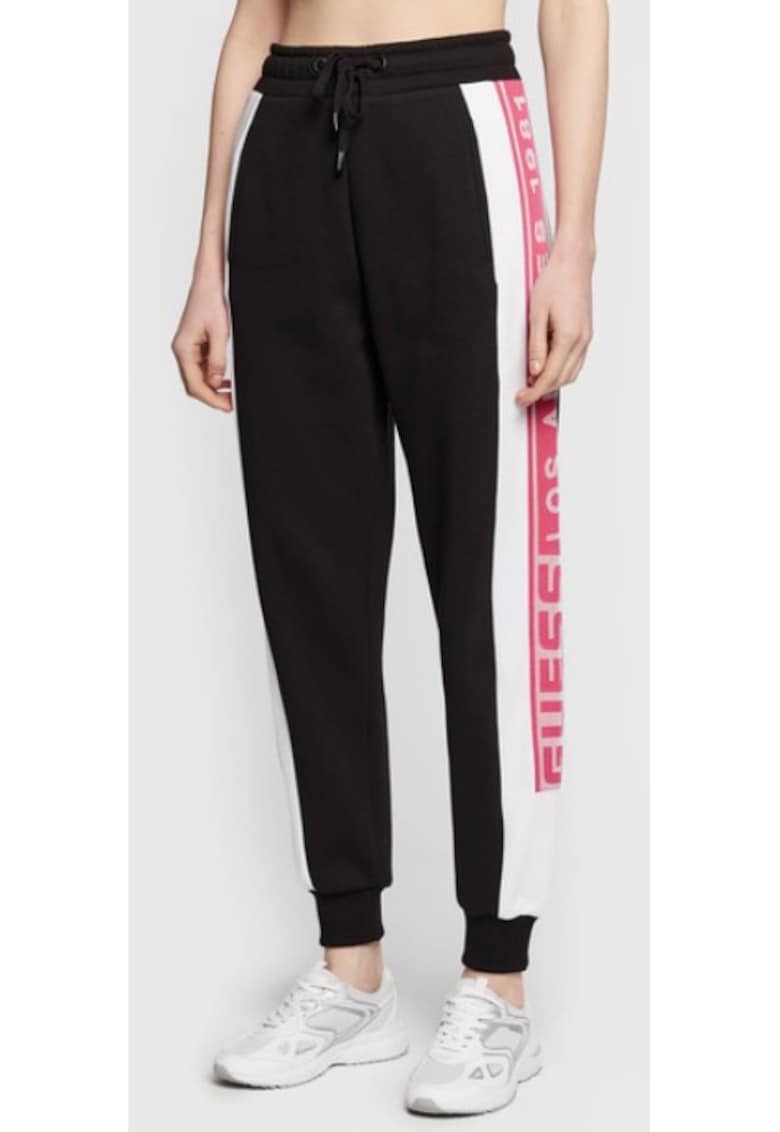 Guess Pantaloni dama Bumbac - Negru - Negru