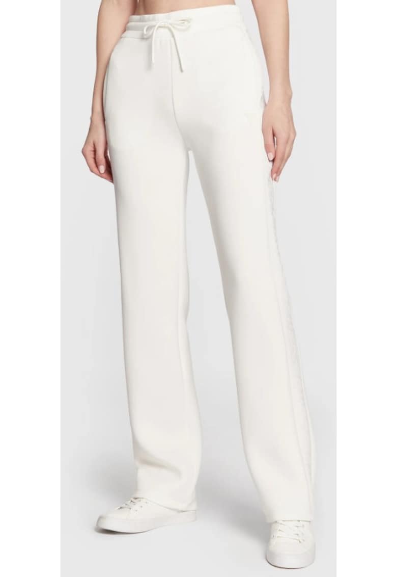 Pantaloni dama Sintetic - Alb -