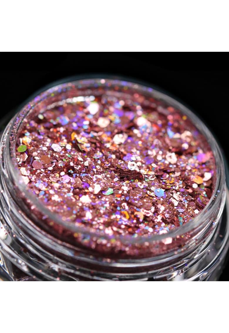 Glitter cosmetic holografic(roz) pentru machiaj/bodyart PK128 ®