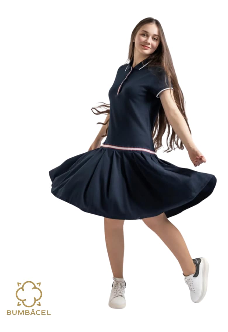 Rochie polo cu maneca scurta pentru dame