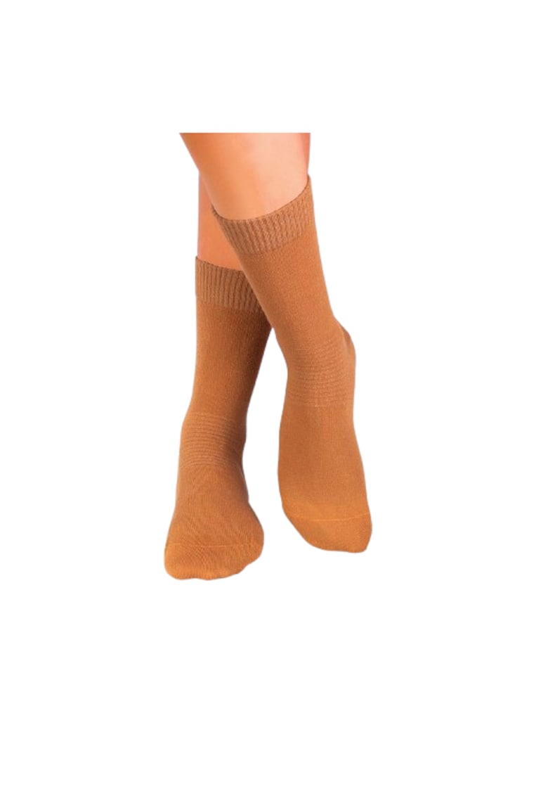 Sosete pentru diabetici cu compresie scazuta Maro Cappucino Sosete pentru diabetici cu compresie scazuta Maro Cappucino