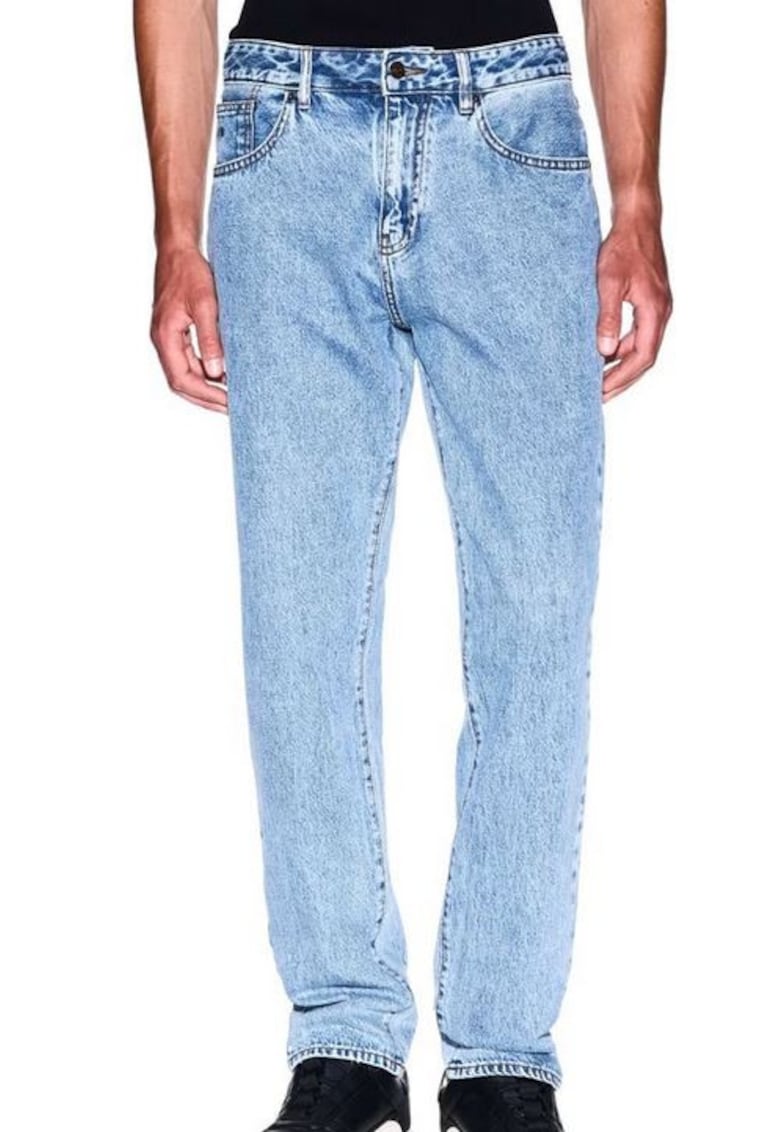 Armani Exchange Blugi slim fit cu talie medie