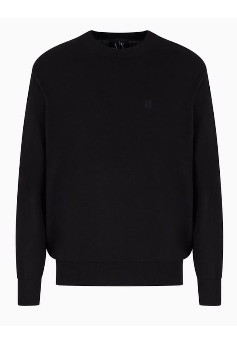 Armani Exchange Pulover uni cu decolteu la baza gatului -