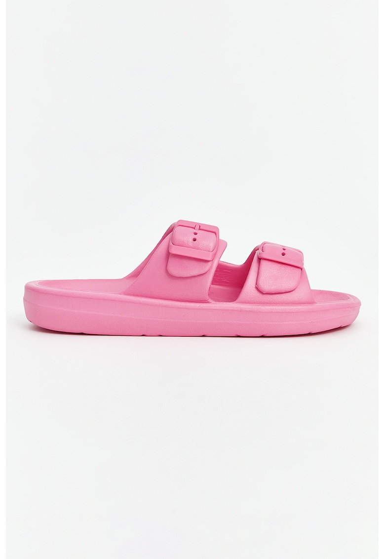 Papuci cu catarama - Roz - Papuci cu catarama - Roz -