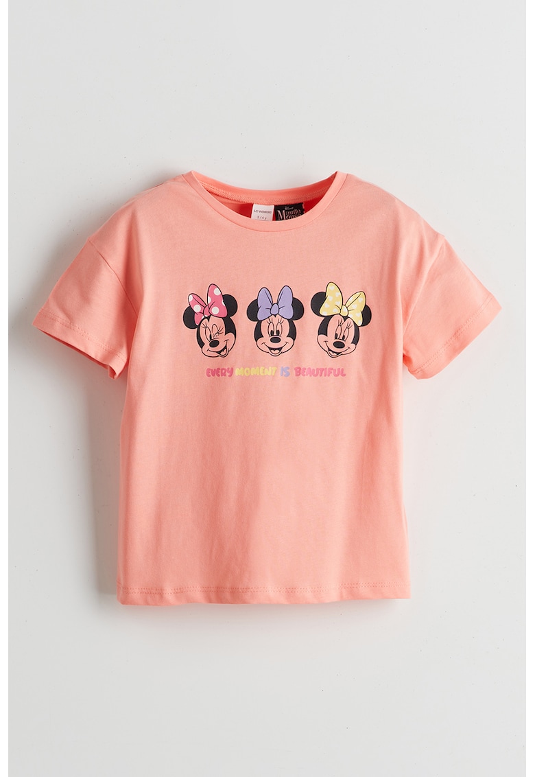 Tricou din bumbac cu imprimeu Minie Mouse