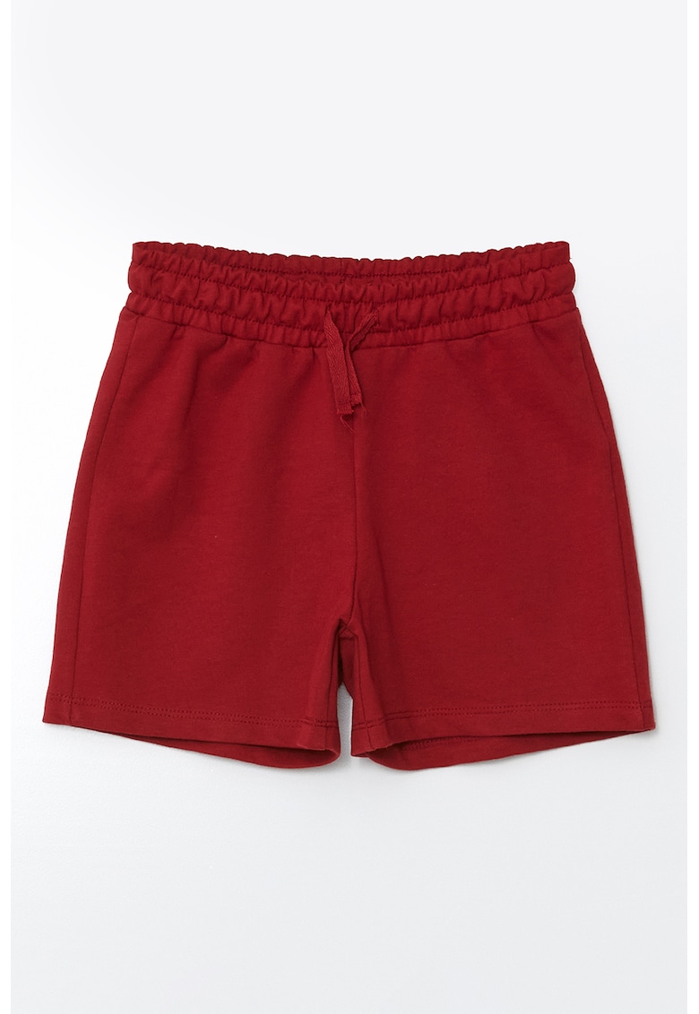 Pantaloni scurti din amestec de bumbac - Rosu inchis
