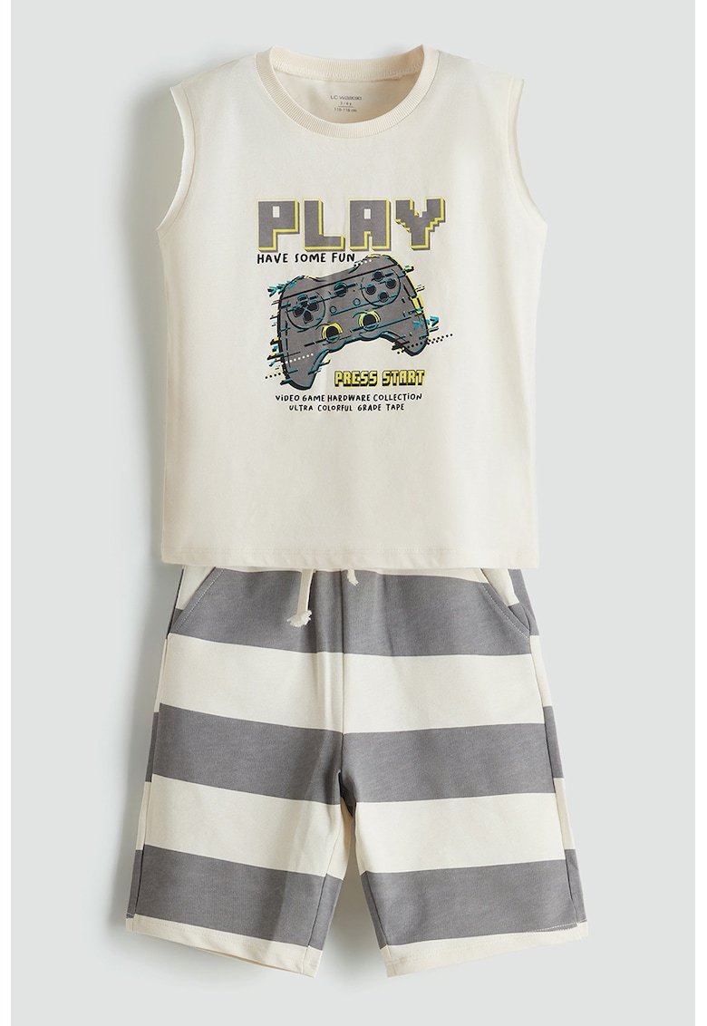 Set de tricou si pantaloni din bumbac - 2 perechi