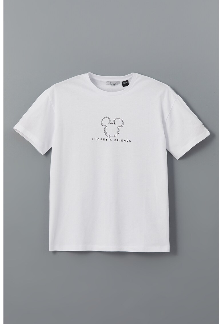 Tricou regular fit cu imprimeu pe partea din spate