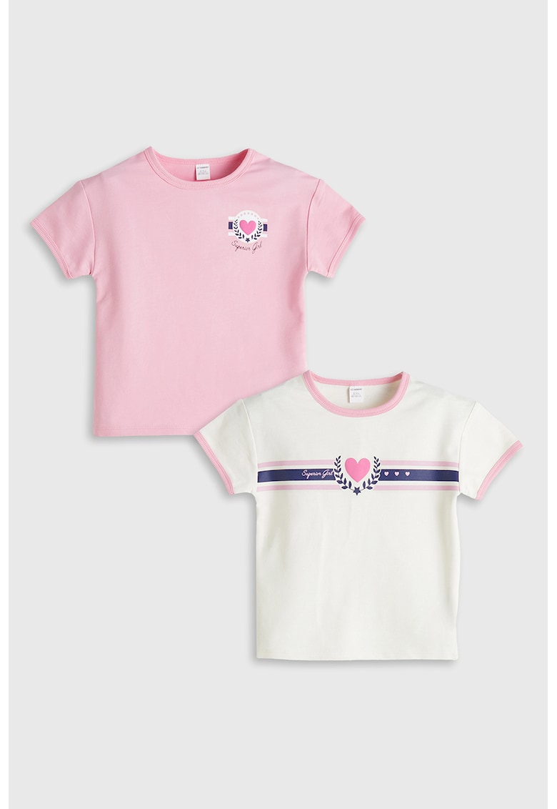Set de tricouri din bumbac - 2 piese