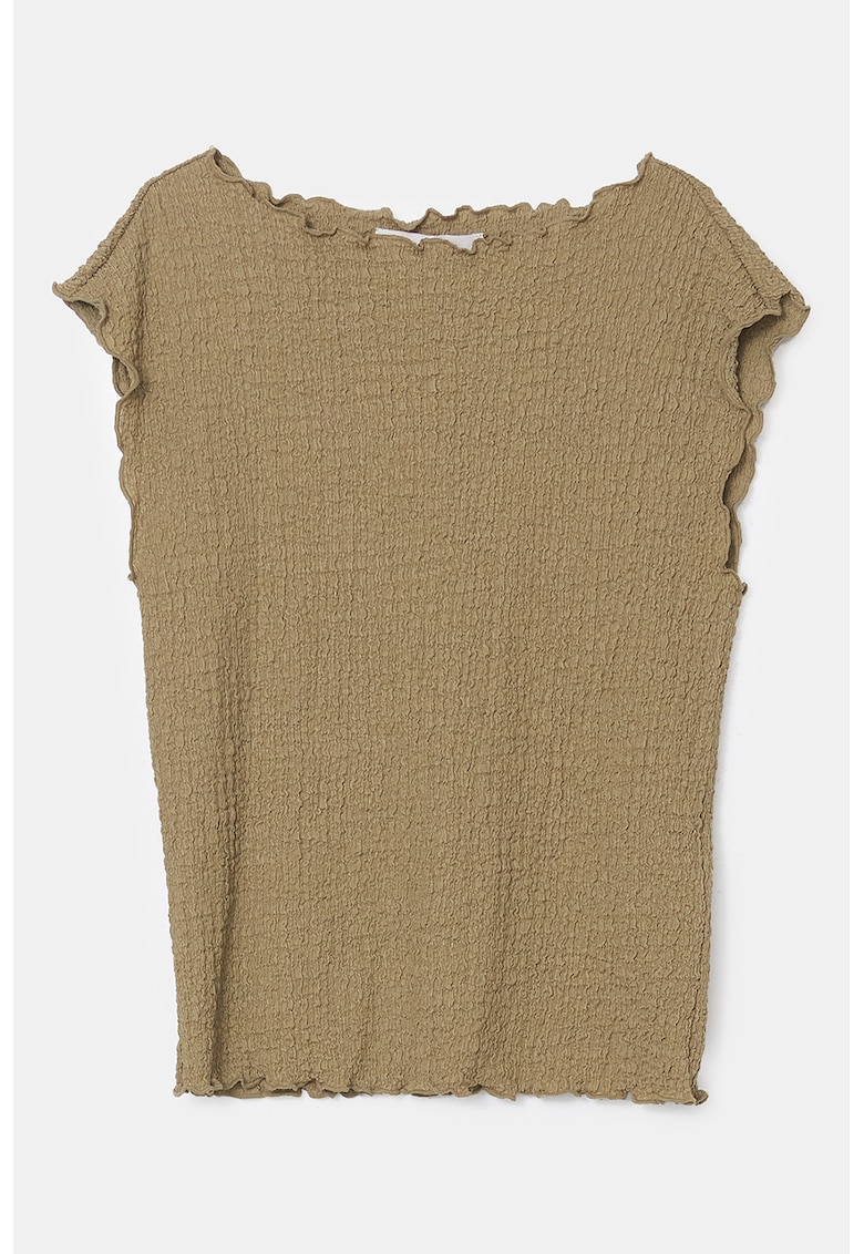 Bluza texturata fara maneci