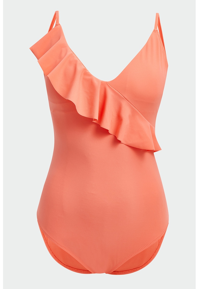 Costum de baie intreg cu volane