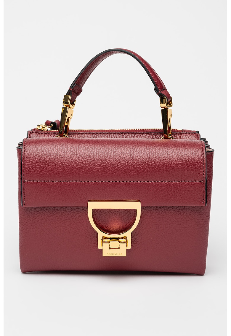 Geanta crossbody din piele cu doua compartimente Arlettis Signature