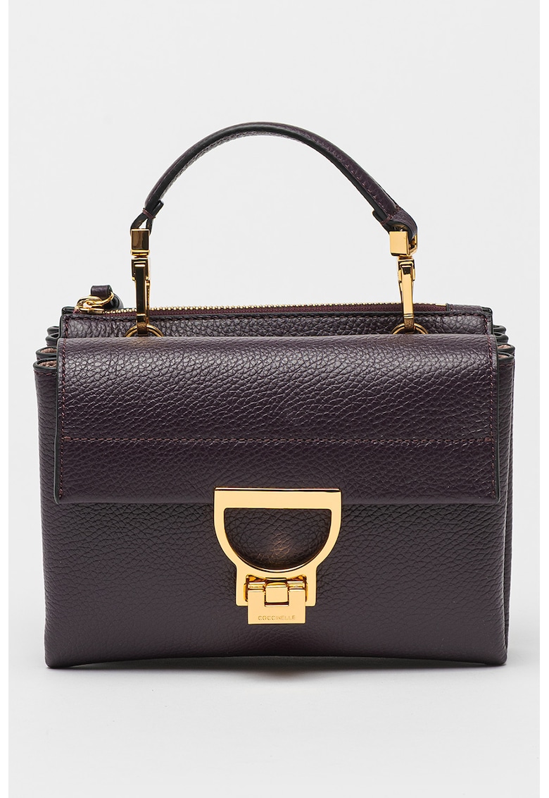 Geanta crossbody din piele cu doua compartimente Arlettis Signature