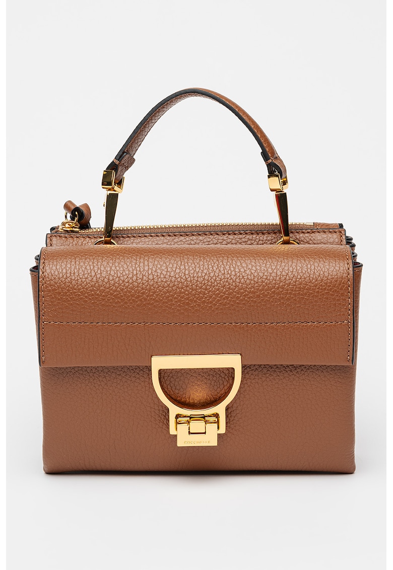 Geanta crossbody din piele cu doua compartimente Arlettis Signature