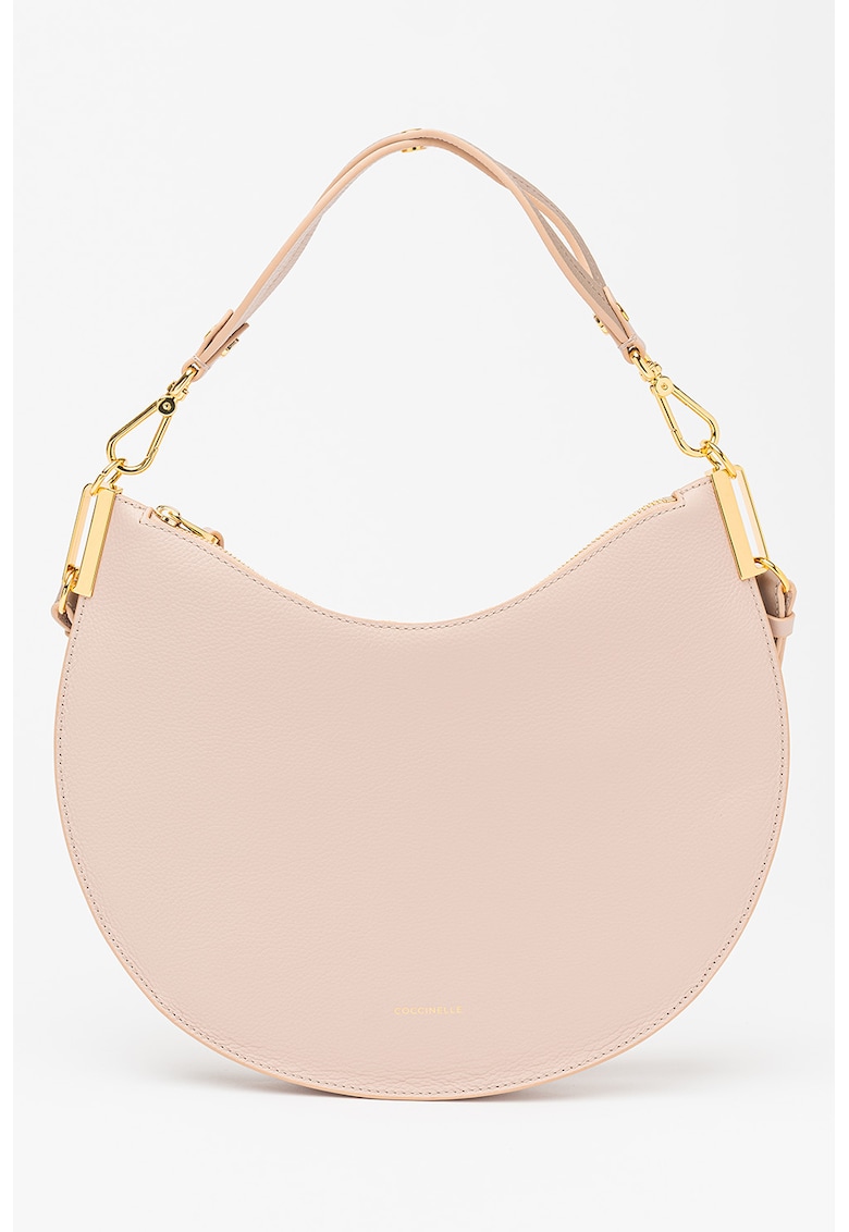 Geanta semiluna de piele cu bareta de umar Sunup Geanta semiluna de piele cu bareta de umar Sunup