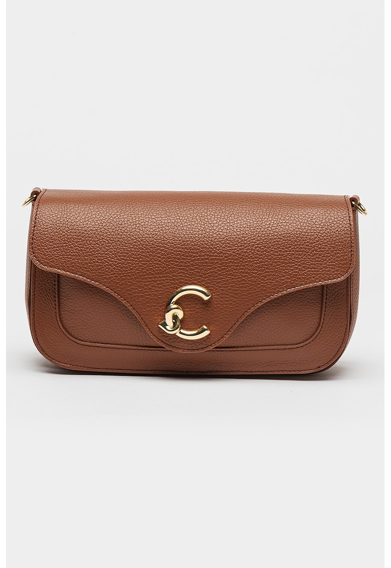 Geanta crossbody de piele cu model colorblock C-Me